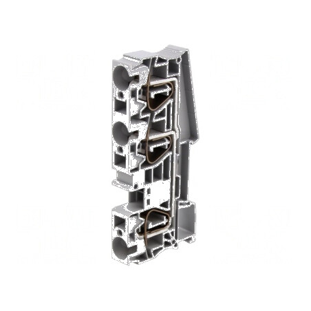 Term. îmbinare de șine 0,2-16mm2 3 borne gri ST TS35 | Electronic-mag.ro | Componente Electronice