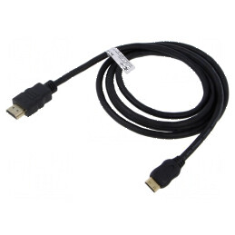 Cablu HDMI 2.0 HDCP 2.2, mini HDMI, 2m, PVC | Electronic-mag.ro | Componente Electronice