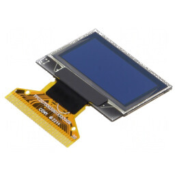 Afișaj OLED grafic 0,96" 128x64 PIN 30 Dimensiuni 26,7x19,26x1,26mm | Electronic-mag.ro | Componente Electronice