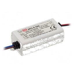 Alimentator Pulsatoriu LED 8W 16-32VDC 250mA 90-264VAC IP42 | Electronic-mag.ro | Componente Electronice