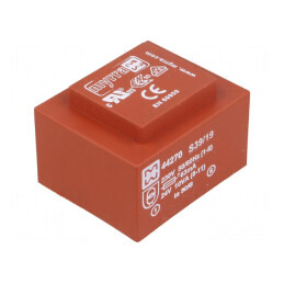 Transformator încapsulat 10VA 230VAC 24V 417mA PCB | Electronic-mag.ro | Componente Electronice