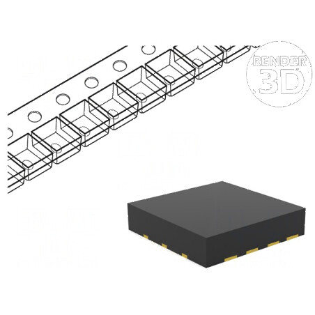 Convertor D/A 12bit 1Msps 2 Canale VQFN16 -40÷105°C ±0,5LSB | Electronic-mag.ro | Componente Electronice