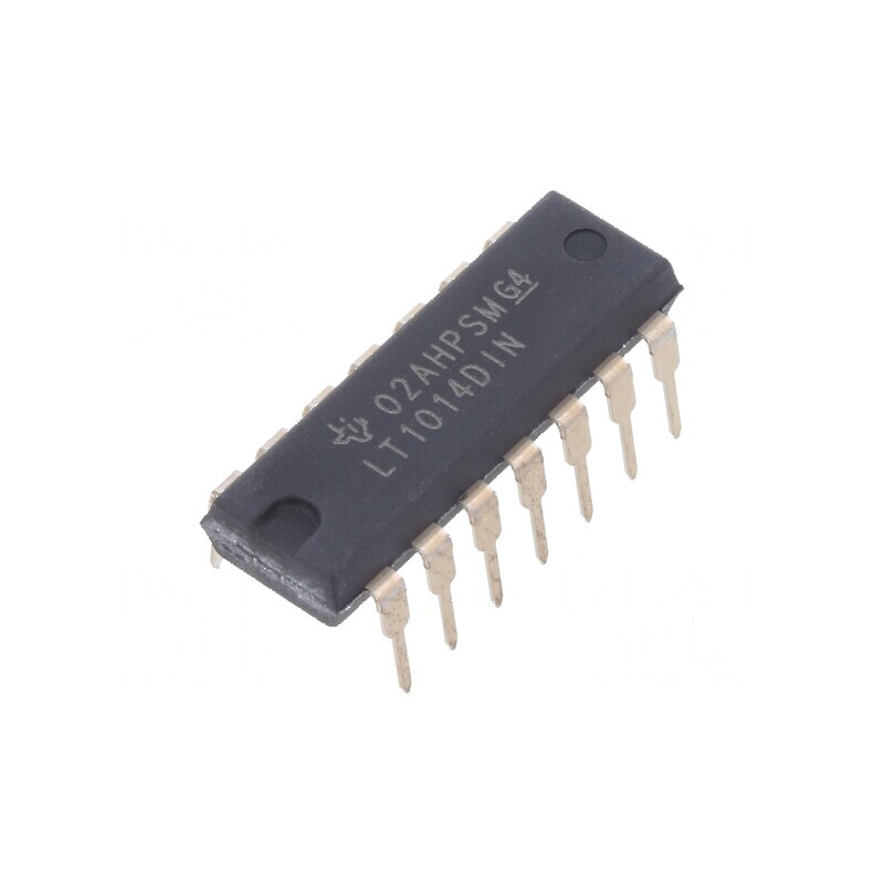 Amplificator operațional IC 1MHz 4 canale DIP14 ±2÷22VDC, 4÷44VDC | Electronic-mag.ro | Componente Electronice Amplificator operațional IC 1MHz 4 canale DIP14 ±2÷22VDC, 4÷44VDC | Electronic-mag.ro | Componente Electronice