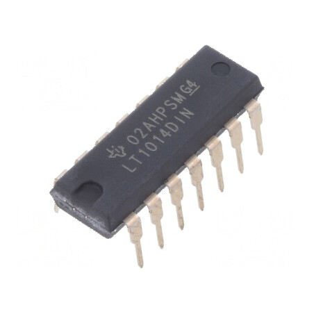 Amplificator operațional IC 1MHz 4 canale DIP14 ±2÷22VDC, 4÷44VDC | Electronic-mag.ro | Componente Electronice