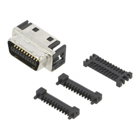 Conector D-Sub DXM IDC 20 PIN Mufă pentru Cablu-Bandă Tată | Electronic-mag.ro | Componente Electronice