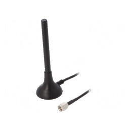 Antenă SMA 2,2dBi 2,7dBi magnet 94mm pentru LL100 | Electronic-mag.ro | Componente Electronice