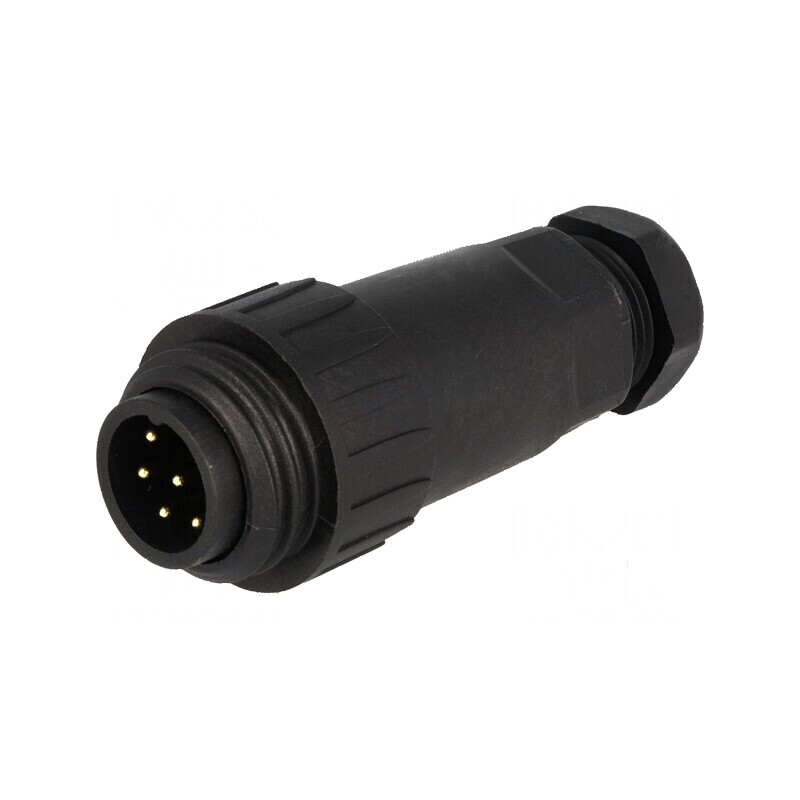 Mufă WA22 tată PIN 7 6 PE IP67 10A 250V aurit | Electronic-mag.ro | Componente Electronice Mufă WA22 tată PIN 7 6 PE IP67 10A 250V aurit | Electronic-mag.ro | Componente Electronice