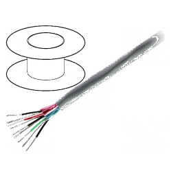 Cablu 3x2x22AWG litat Cu PVC crom 305m CPR Eca 300V | Electronic-mag.ro | Componente Electronice