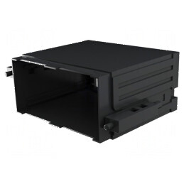 Carcasă neagră PPO 96mm x 48mm x 75mm | Electronic-mag.ro | Componente Electronice