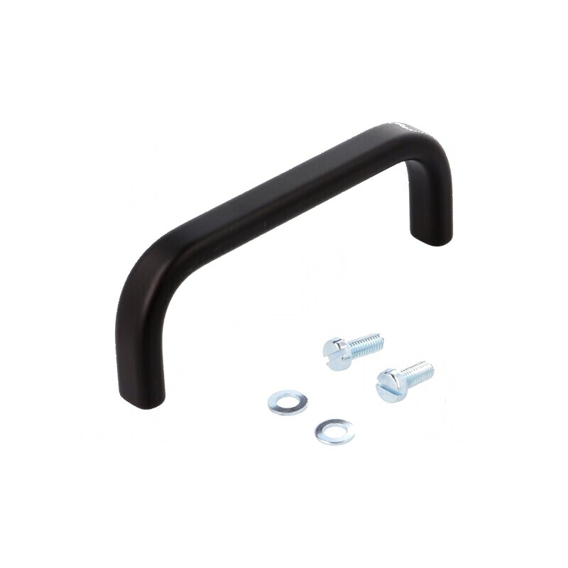 Suport aluminiu negru 39mm H x 108mm L x 12mm W cu manetă | Electronic-mag.ro | Componente Electronice Suport aluminiu negru 39mm H x 108mm L x 12mm W cu manetă | Electronic-mag.ro | Componente Electronice