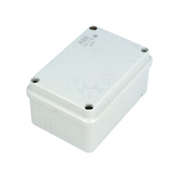 Carcasă universală gri IP65 pentru perete 70mm x 105mm x 50mm | Electronic-mag.ro | Componente Electronice