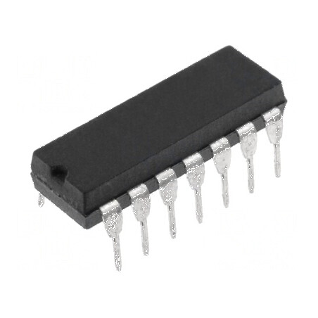 Tranzistor PNP bipolar 40V 0,6A 0,65W DIP14 x4 | Electronic-mag.ro | Componente Electronice