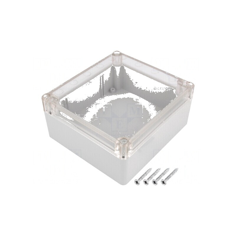 Carcasă universală ABS gri 115mm x 125mm x 58mm cu garnitură | Electronic-mag.ro | Componente Electronice