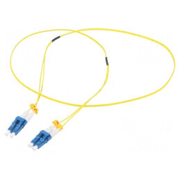 Patch cord fibră OS2 LC/UPC 1m LSZH | Electronic-mag.ro | Componente Electronice