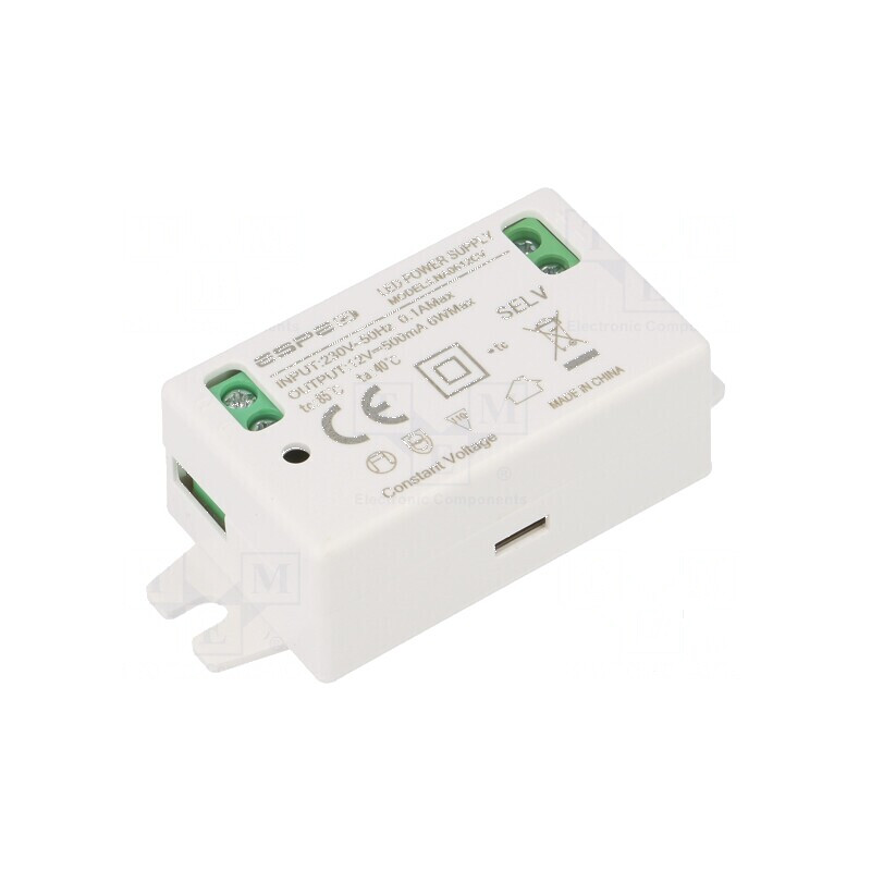 Alimentator LED 6W 12VDC 500mA 220-240VAC | Electronic-mag.ro | Componente Electronice Alimentator LED 6W 12VDC 500mA 220-240VAC | Electronic-mag.ro | Componente Electronice