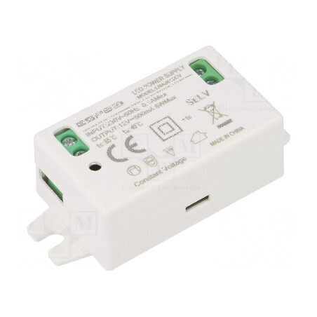 Alimentator LED 6W 12VDC 500mA 220-240VAC | Electronic-mag.ro | Componente Electronice