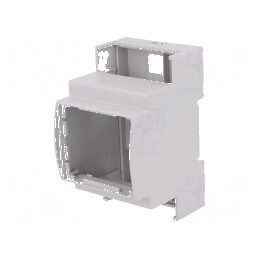 Carcasă pentru şină DIN 90,5mm x 53,5mm x 62mm gri | Electronic-mag.ro | Componente Electronice