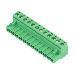 Regletă de conexiuni deconectabilă 5,08mm, 12 piste, dreptă | Electronic-mag.ro | Componente Electronice