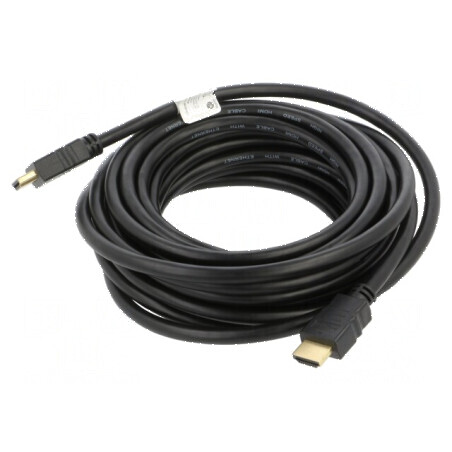 Cablu HDMI 1.4 7,5m negru PVC | Electronic-mag.ro | Componente Electronice