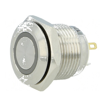 Comutator anti-vandalism SPST-NO 2A/36VDC IP65 albă | Electronic-mag.ro | Componente Electronice
