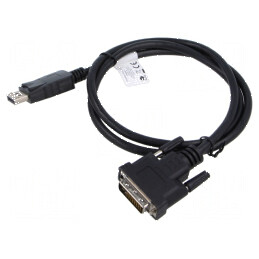 Cablu adaptor DisplayPort 1.2 1m negru | Electronic-mag.ro | Componente Electronice