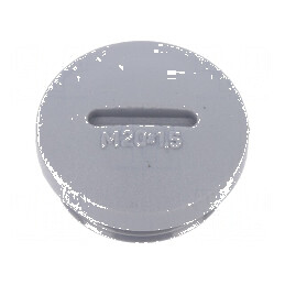 Capac de protecție M20 poliamidă gri închis 7mm 10 bucăți | Electronic-mag.ro | Componente Electronice
