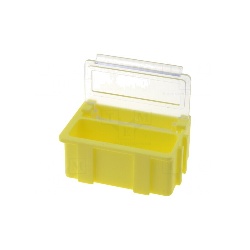 Suport ESD transparent galben 37x12x15mm cu clapetă | Electronic-mag.ro | Componente Electronice Suport ESD transparent galben 37x12x15mm cu clapetă | Electronic-mag.ro | Componente Electronice