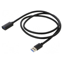 Cablu USB 3.0 A-A 1m negru | Electronic-mag.ro | Componente Electronice