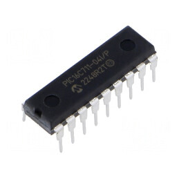 Microcontroler PIC 20MHz GPIO THT PDIP18 2,5-6VDC ICSP | Electronic-mag.ro | Componente Electronice