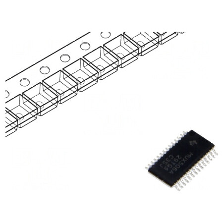 Multiplexor SP16T IC TSSOP28 5÷18VDC 10÷36VDC | Electronic-mag.ro | Componente Electronice