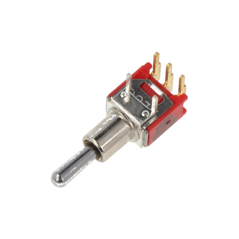 Comutator basculant SPDT ON-OFF-ON Poz: 3, temperatură 30÷85°C, 20mΩ | Electronic-mag.ro | Componente Electronice
