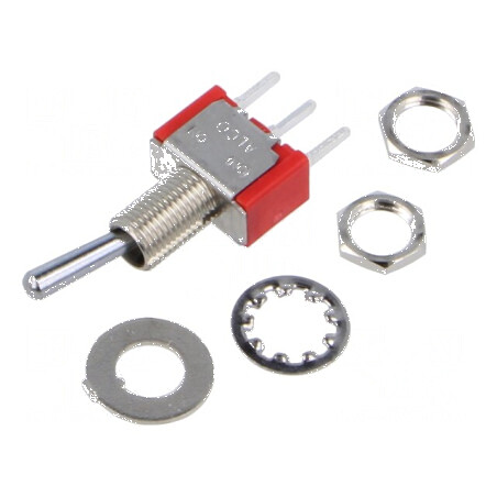 Comutator basculant Poz: 2 SPST ON-(ON) 2A/250VAC 5A/28VDC | Electronic-mag.ro | Componente Electronice