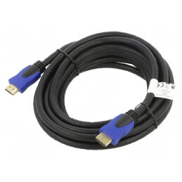 Cablu HDMI 2.0 PVC 4,5m negru cu mufe HDMI pe ambele părți | Electronic-mag.ro | Componente Electronice
