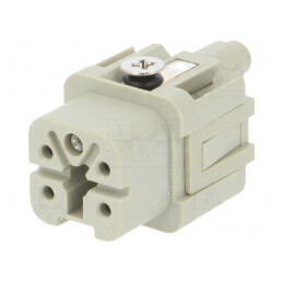 Conector HDC inserturi contact mamă 5 PIN 10A | Electronic-mag.ro | Componente Electronice
