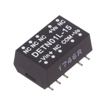 Convertor DC/DC 1W 4,5-5,5V la 15VDC și -15VDC | Electronic-mag.ro | Componente Electronice