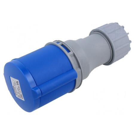 Conector alimentare AC mufă mamă 32A IEC 60309 IP44 3 pini | Electronic-mag.ro | Componente Electronice
