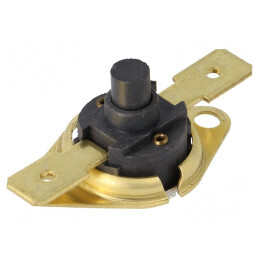 Termostat NC 70°C 16A 250VAC cu terminali 6,3mm ±15°C | Electronic-mag.ro | Componente Electronice