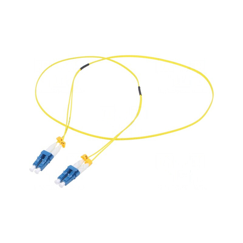 Patch cord fibră OS2 LC/UPC 0,5m LSZH | Electronic-mag.ro | Componente Electronice