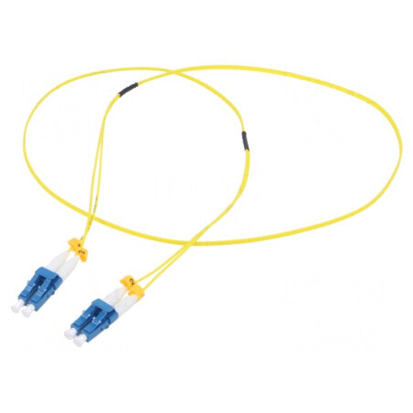 Patch cord fibră OS2 LC/UPC 0,5m LSZH | Electronic-mag.ro | Componente Electronice