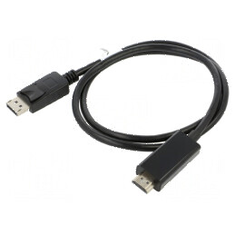 Cablu adaptor DisplayPort 1.1 la HDMI 1m | Electronic-mag.ro | Componente Electronice