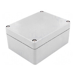 Carcasă universală ABS gri închis 90mm x 115mm x 55mm IP65 | Electronic-mag.ro | Componente Electronice