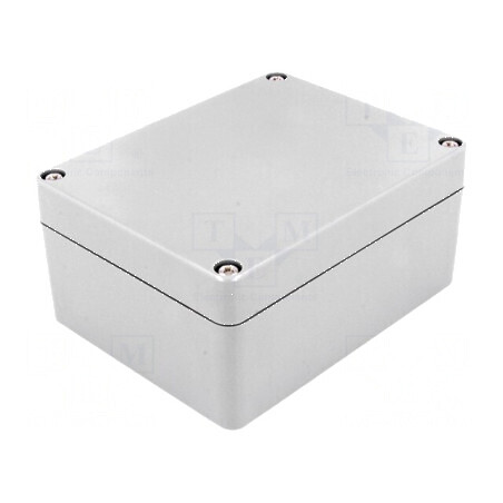 Carcasă universală ABS gri închis 90mm x 115mm x 55mm IP65 | Electronic-mag.ro | Componente Electronice