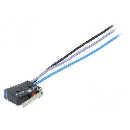Microîntrerupător SNAP ACTION 6A 250VAC SPDT cu manetă Poz: 2 | Electronic-mag.ro | Componente Electronice