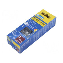 Diblu aluminiu 3,2mm x 8mm cu burghiu - 50 bucăți | Electronic-mag.ro | Componente Electronice