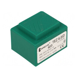 Transformator încapsulat 6VA 230VAC 15V 400mA PCB IP00 | Electronic-mag.ro | Componente Electronice