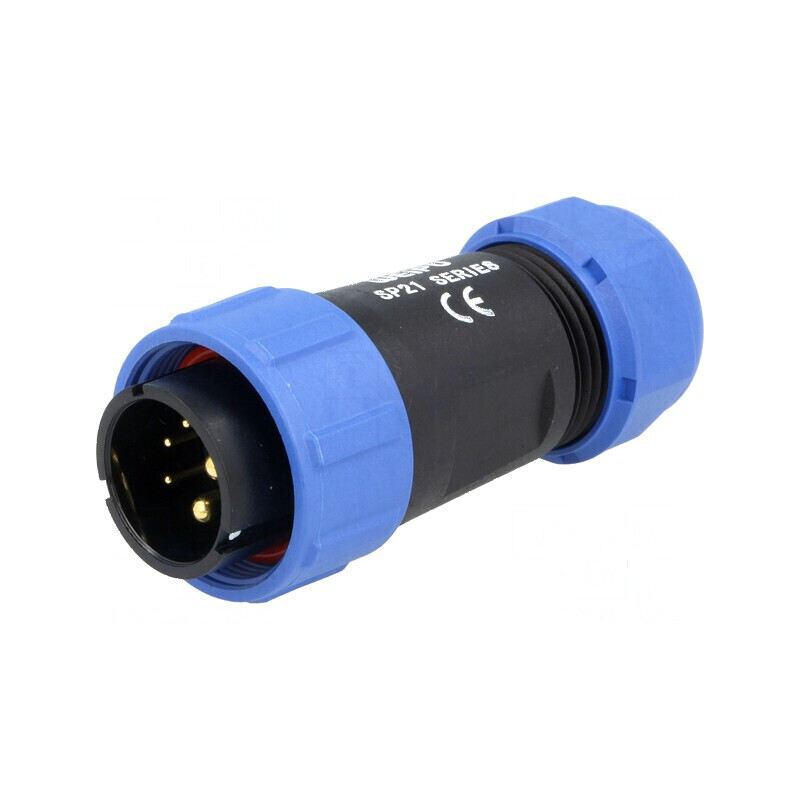 Mufă SP21 tată IP68 5A,30A pentru cablu 7÷12mm | Electronic-mag.ro | Componente Electronice Mufă SP21 tată IP68 5A,30A pentru cablu 7÷12mm | Electronic-mag.ro | Componente Electronice