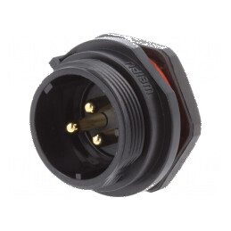 Soclu SP21 IP68 10A 500V cu şurub pentru terminale 1,5mm2 | Electronic-mag.ro | Componente Electronice