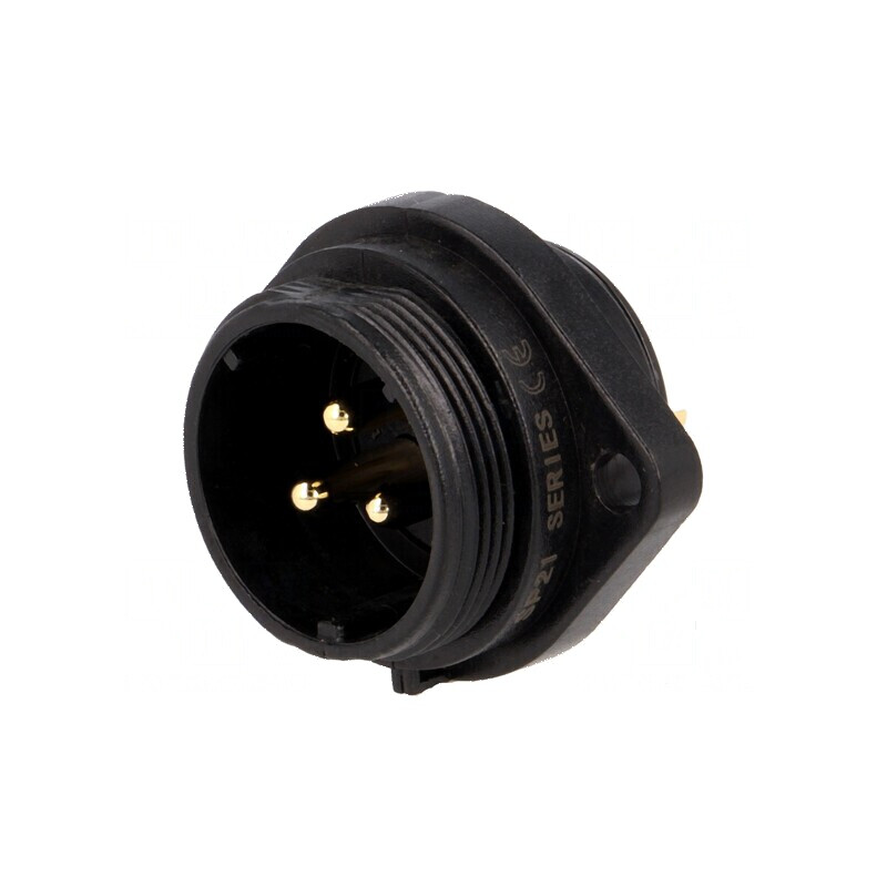 Soclu SP21 tată PIN 3 IP68 30A 500V 4mm2 -25÷85°C | Electronic-mag.ro | Componente Electronice Soclu SP21 tată PIN 3 IP68 30A 500V 4mm2 -25÷85°C | Electronic-mag.ro | Componente Electronice