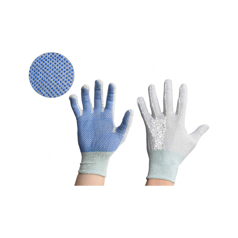 Mănuşi ESD L poliamidă PVC fibră de carbon | Electronic-mag.ro | Componente Electronice Mănuşi ESD L poliamidă PVC fibră de carbon | Electronic-mag.ro | Componente Electronice