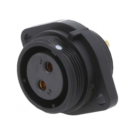 Soclu SP21 mamă PIN 2 IP68 30A 500V 4mm2 -25÷85°C | Electronic-mag.ro | Componente Electronice
